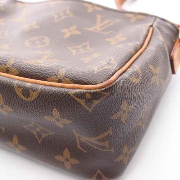 LOUIS VUITTON Brown Monogram Leather Shoulder Bag - Picture 6 of 14